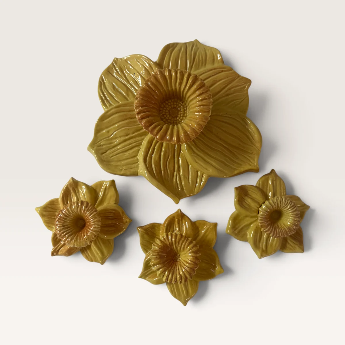 Daffodil Set — handmade New Zealand pottery