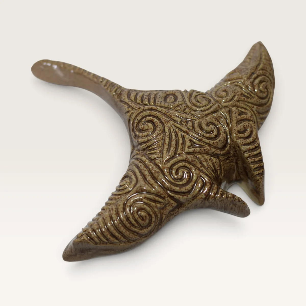 Small Manta Ray — handmade New Zealand pottery