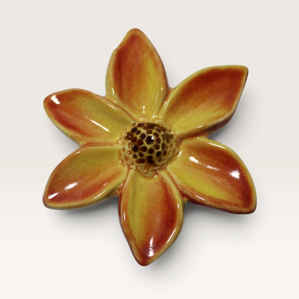 Small Pointy Flower — handmade New Zealand pottery