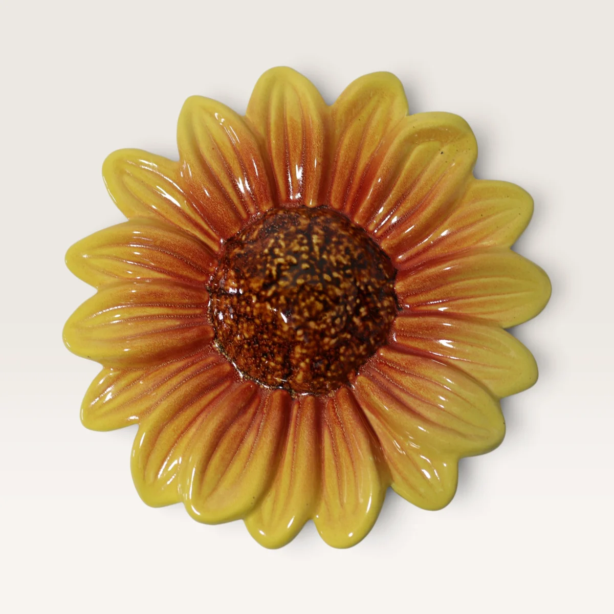 Sunflower – Large (orange) — handmade New Zealand pottery